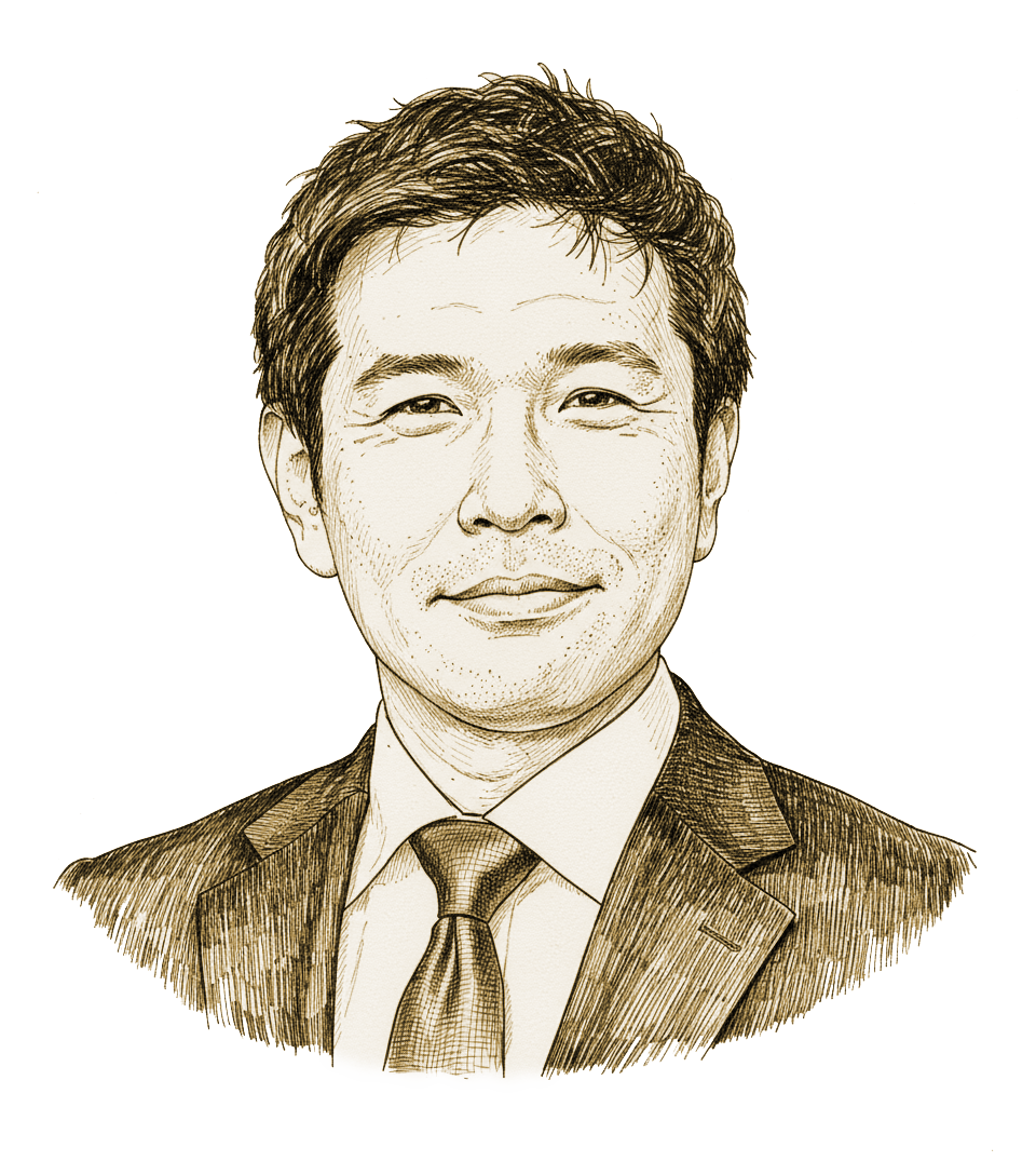 社長の似顔絵